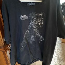 Men’s Black Panther T-shirt Size 3XL
