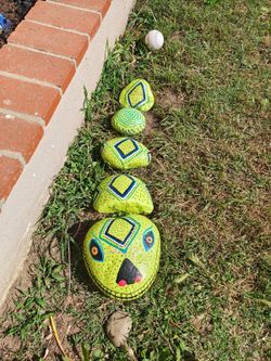 Custom Snake Rocks