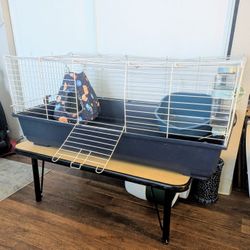 Pet Cage Large CLEAN Cage for Small Animals (with hammock, liter pan and water bottle) $175+ Value