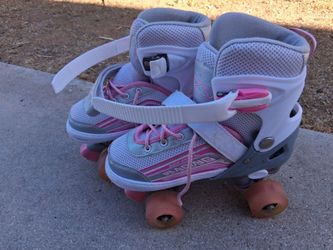 Girls roller skates sz 3Y youth Kuxuan Sports Light-up Wheels