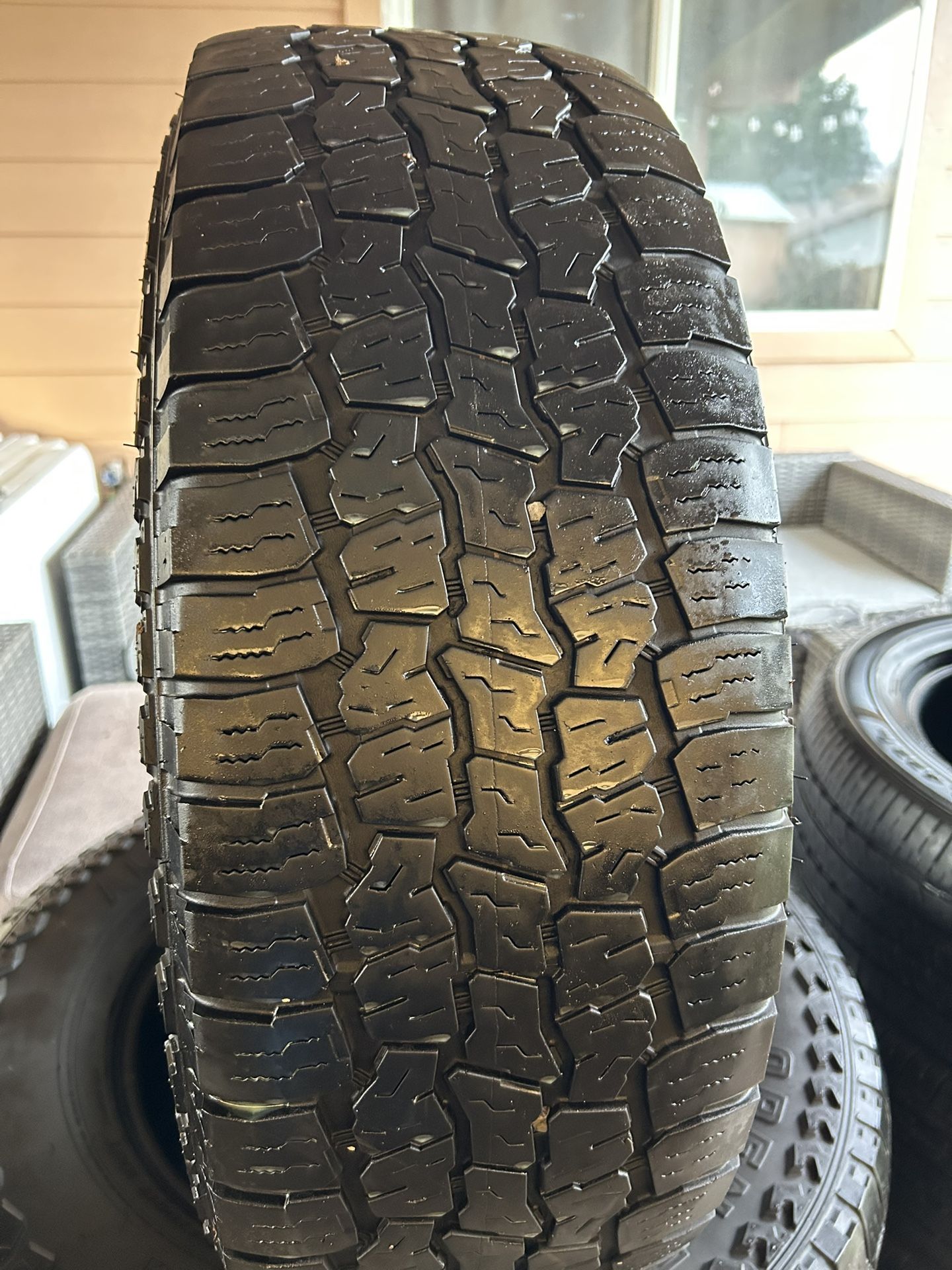 Set of 4 tires used 245/70/R17 OPEN RANGE ALL TERRAIN