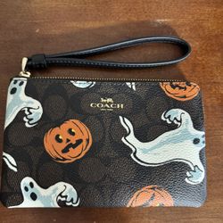 coach halloween wristlet 