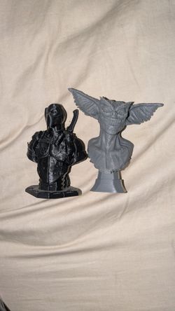 3D print  Deadpool And Gremlin Bust