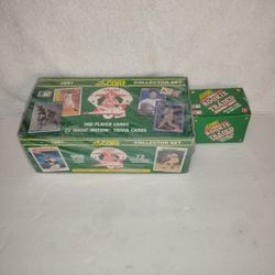 New Factory Sealed 1991 Score Collection Baseball Cards Boxes