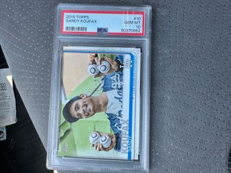 Sandy Koufax 2019 Topps PSA 10 PLAYER VARIATION PSA 10 GEM MINT SSP