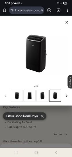 Portable Air Conditioner A/C LG Brand