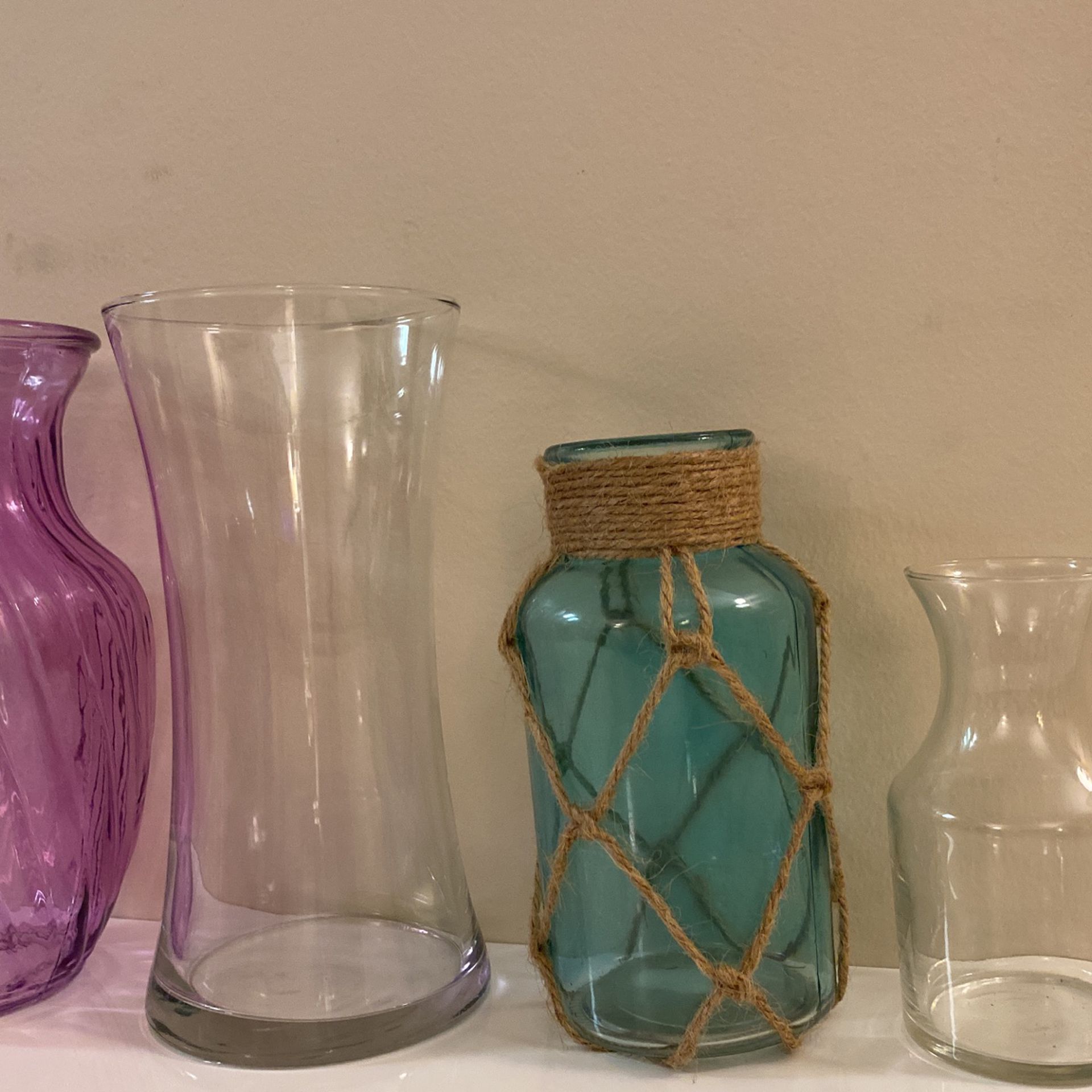 Glass Flower Vases 