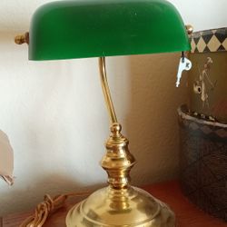 Vintage Bankers Lamp