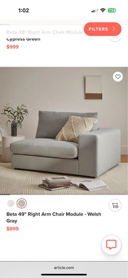 Corner lounge chair