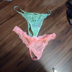 2 Tho@@ng HOT Panties Sz M $36
