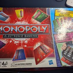 Monopoly Electronic Banking Board Game