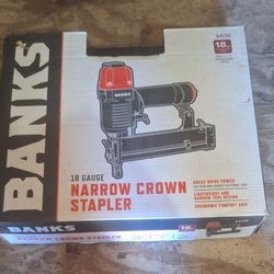 Banks 18 Gauge Narrow Crown Stapler