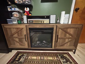 Electric Fireplace TV Stand Console