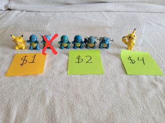 Pokémon Toy Figures 1990s-2000s TOMY Facsimiles