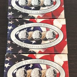 Platinum Edition State Quarter Collection 1(contact info removed) 2002