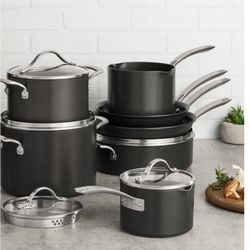 Kirkland Signature 12-piece Non-Stick Cookware Set=B13-958