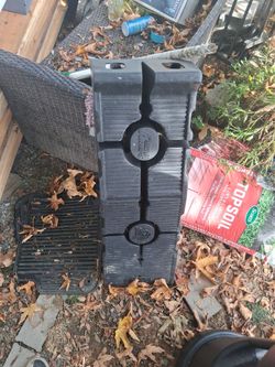 Black Plastic Rubber car Ramp