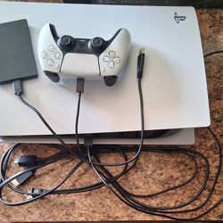 (2020) original PS5 model Disc Drive comes with 1 controller 1 USB Charger And a 2TB Seagate
