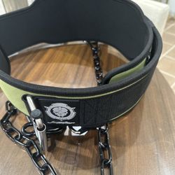 Dip Belt With Chain For Weightlifting, Pull Ups, Dips - Heavy Duty Steel Chain,L