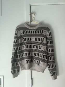 Miu Miu 100% Wool Sweater – Size EU 40 (US M)