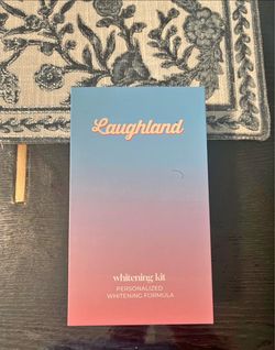 Laughland Original Teeth Whitening Kit, Phone-Powered LED Mouthpiece & 3 Whitening Gel Syringes
