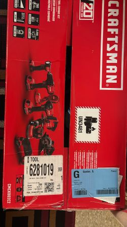 Craftsman 8 Piece Tool With 2 Batteries N Charger