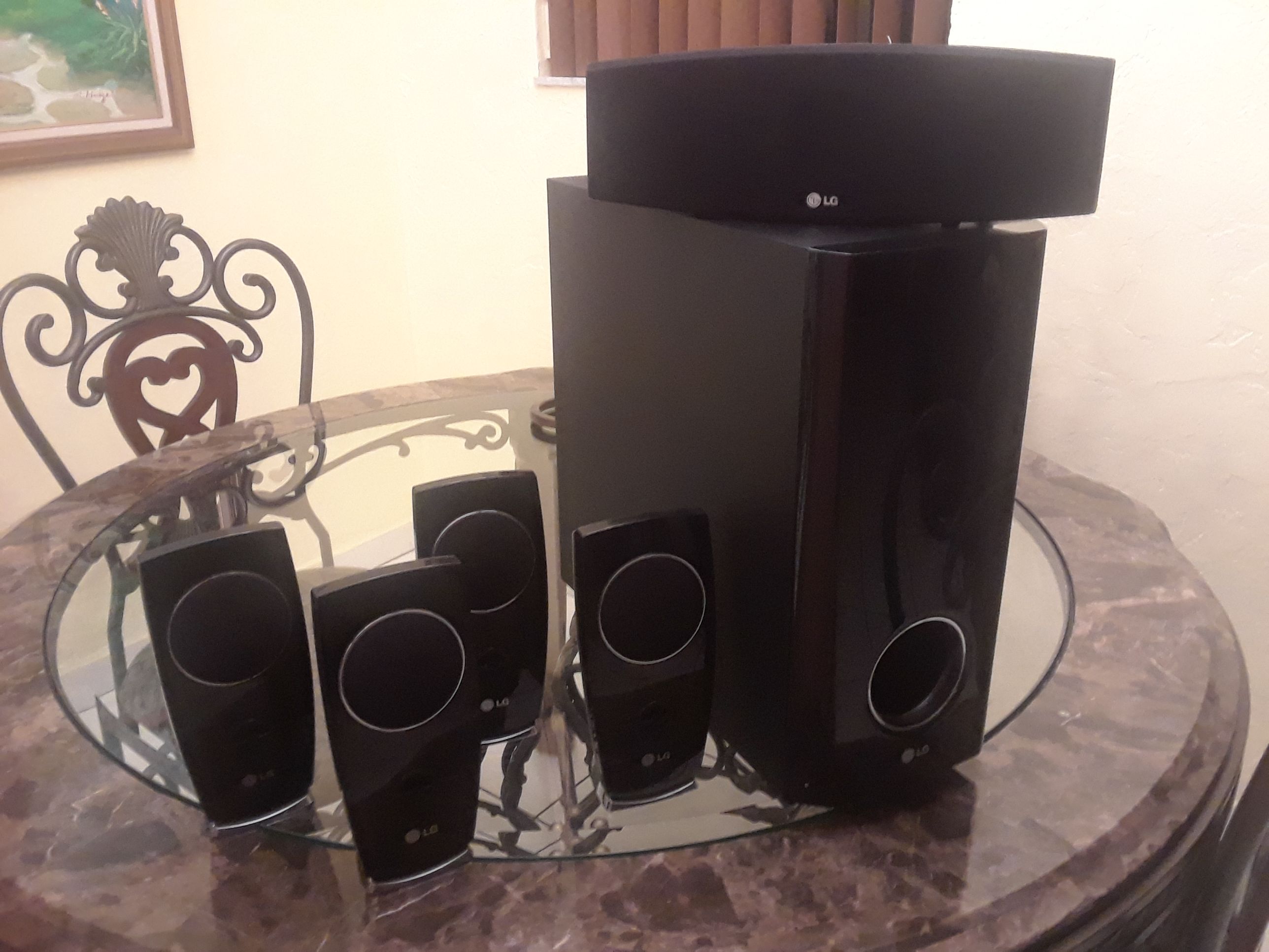 Complete LG Surround Sound Speaker System