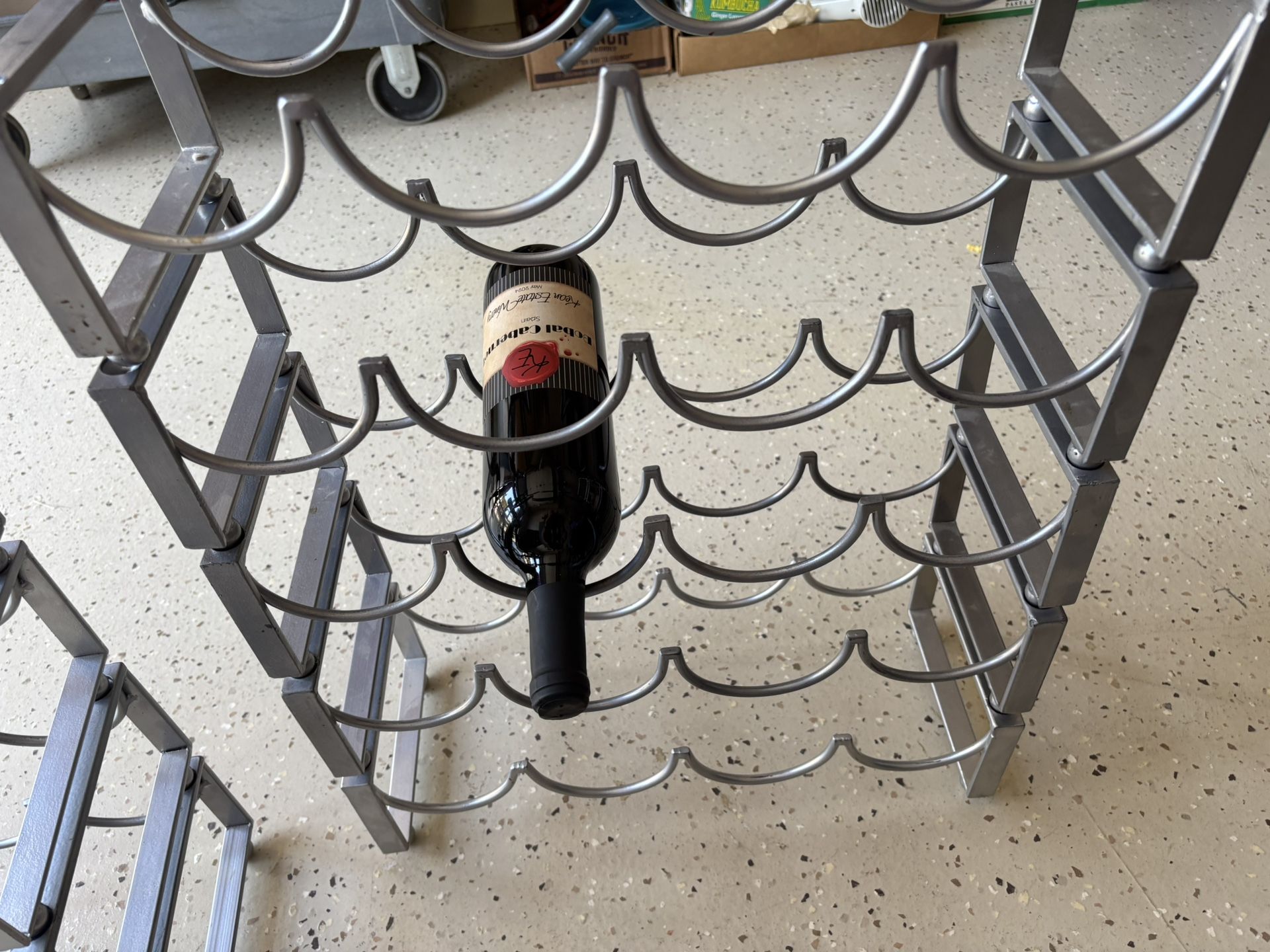 WINE RACK STAINLESS STEEL