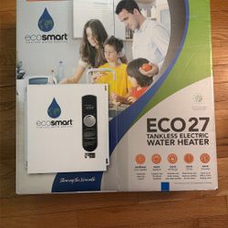 NEW - EcoSmart ECO 27 Tankless Water Heater