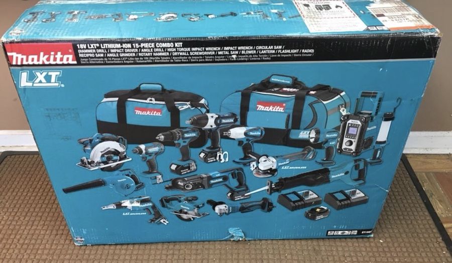 korruption Centrum Shetland Makita cordless 18v LXT lithium ion 15 piece combo kit for Sale in  Hesperia, CA - OfferUp