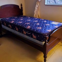 Mahogany Twin Bed - Mid-Century - Need Gone - Make Offer