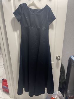 Long Black Grad Dress