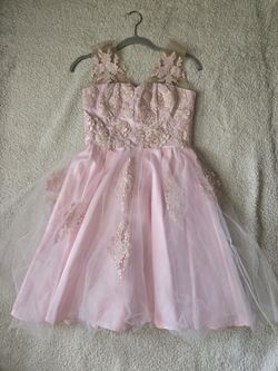 Girls Teens Pink Dress