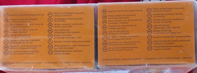 Bicycle tube set of 2