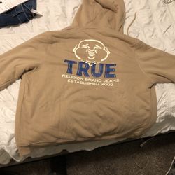 True Religion True Sherpa Zip Hoodie ( XL)