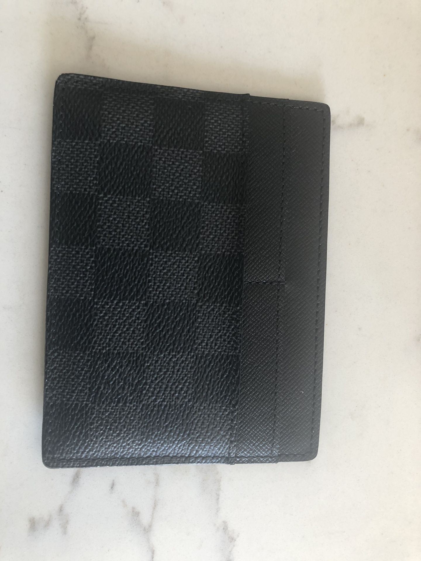 Like New Louis Vuitton Black Damier Card Holder!! 100% Authentic with Receipt (see photos)!!