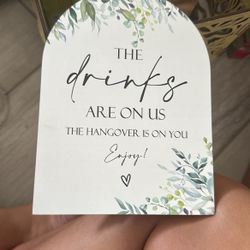 Open Bar Sign
