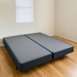 King Size Box Spring • Factory New • 5” Low Profile & 9” Regular • Same-Day Delivery Available