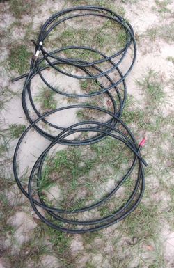 19' 4/0 Heavy Gauge Black Electrical Wire Lot