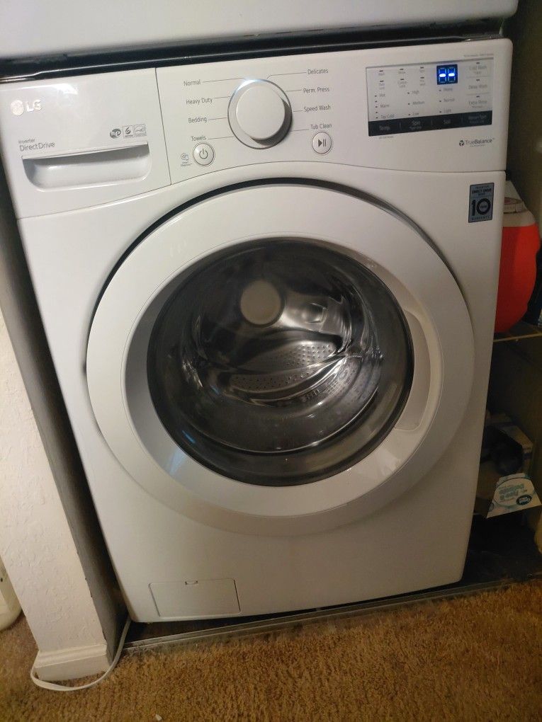 Stackable LG Washer And Dryer, Frontloading