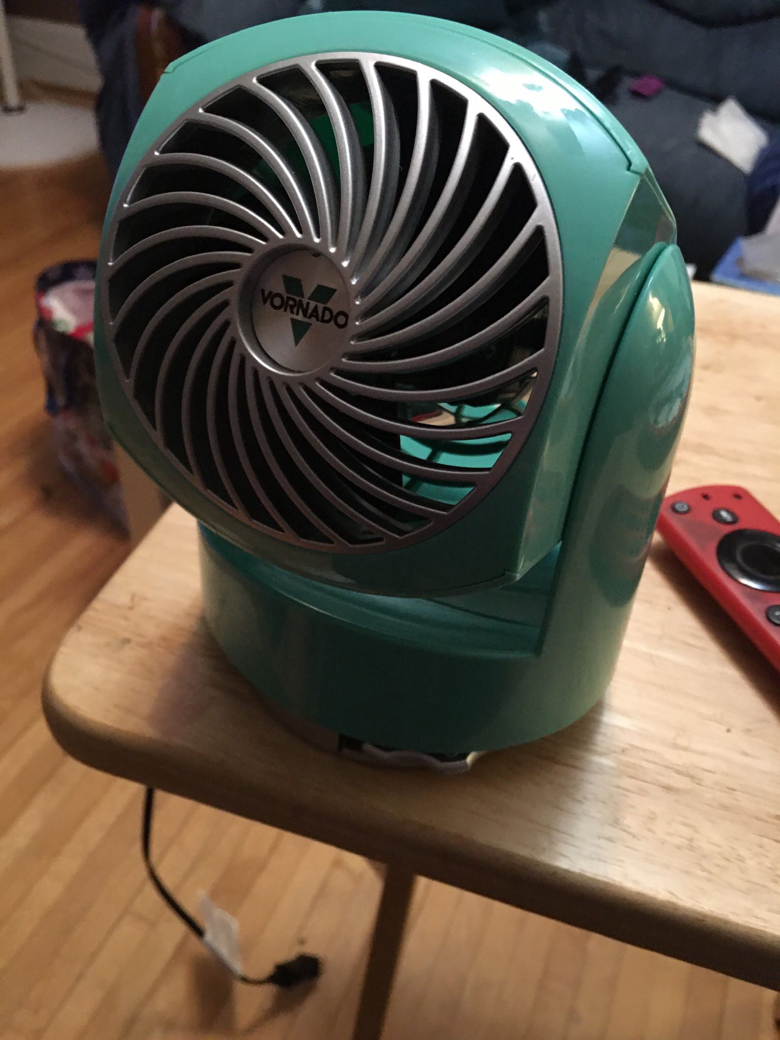 smaller mint green fan