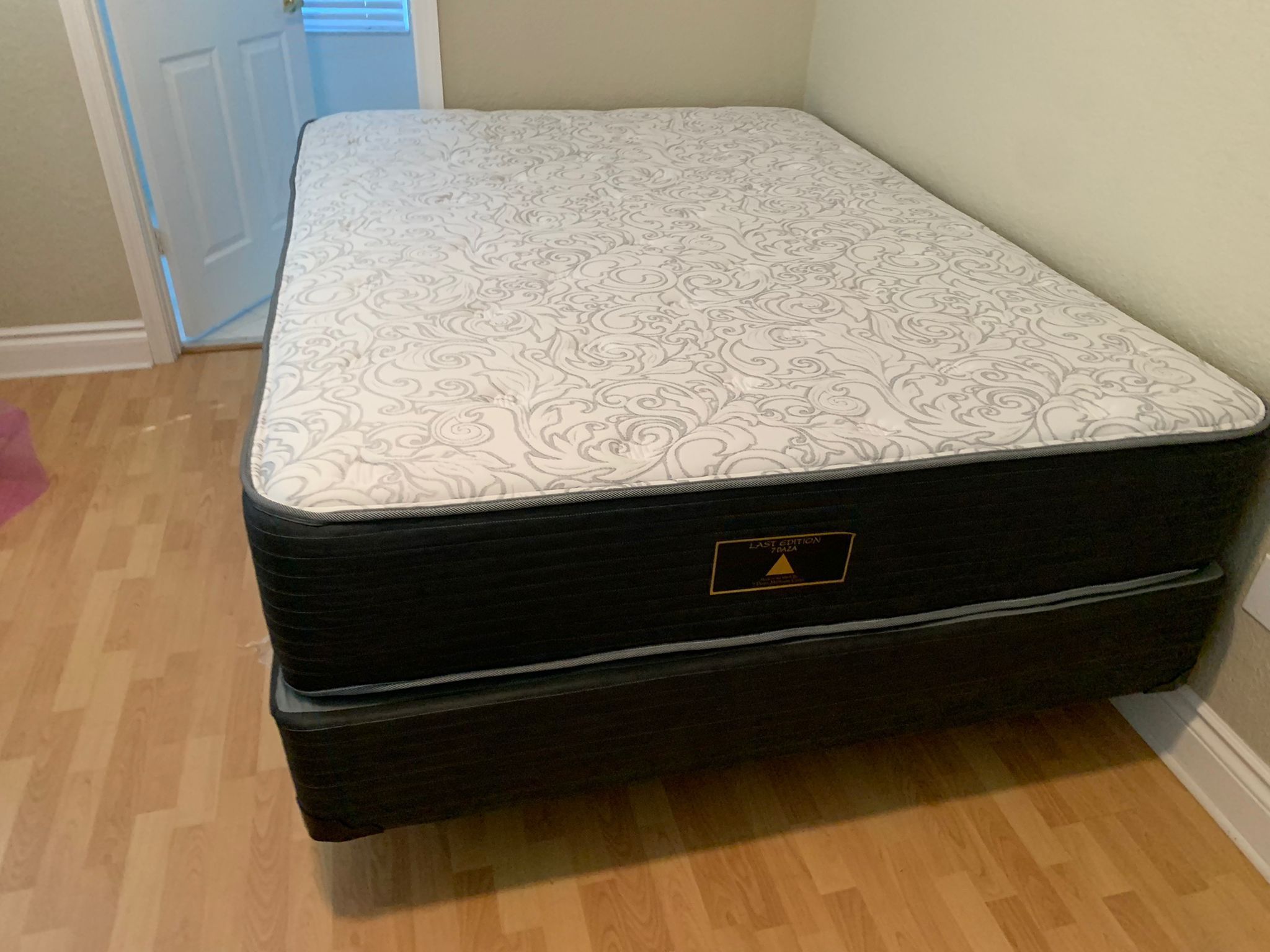 New Queen Mattress And Box Spring  2pc Bed Frame Is Not Included 