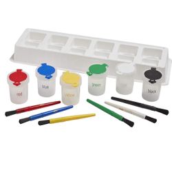 Paint Cup And Brush Set