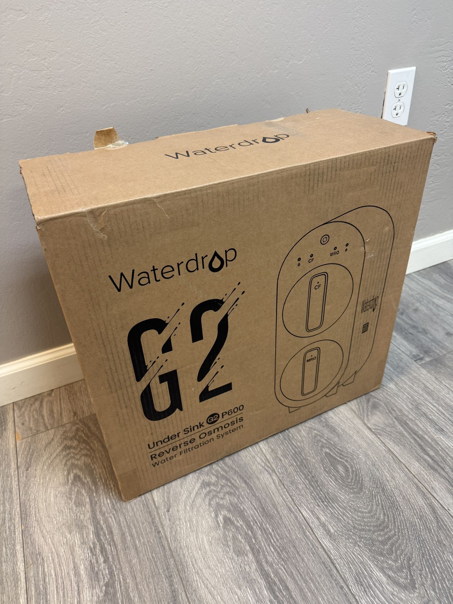 Waterdrop Reverse Osmosis Water Filter System Model G2P600