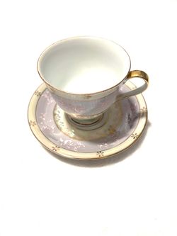 Porcelain Tea Cup and Saucer Set
