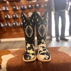 cowhide boots