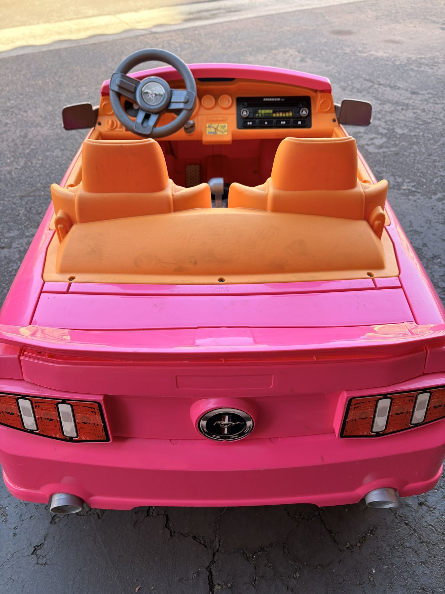 Free Kids Mustang Car (Just Needs Battery!)