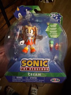 Sonic the Hedgehog Cream Action Figure – 35th Anniversary