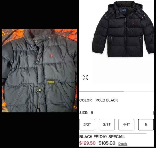 Boys Ralph Lauren Polo Bomber Jacket 