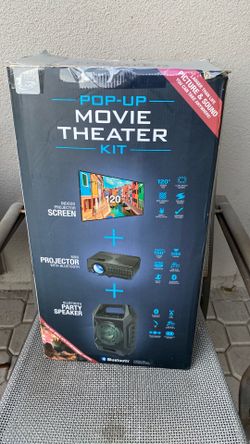 Pop up movie theater kit